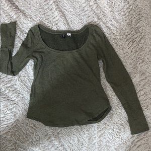 soft hunter green sweater!